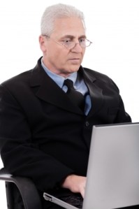 businessman at a laptop businessman at a laptop