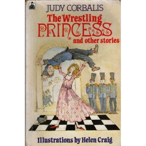 wrestlingprincess Cover art for The Wrestling Princess: a blonde white girl in a pink dress lifts a guard high above her head in a wrestling throw. Shared under Fair Use guidelines.